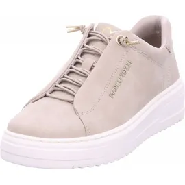 Marco Tozzi Damen Sneaker flach mit Schnürsenkeln Elegant, Beige (Dune), 38 EU