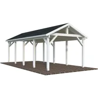 Palmako Carport Robert 23,1 m2 - weiße Grundierung