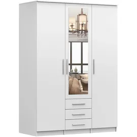 fabryka mebli idźczak Drehtürenschrank Szantal 3D 150 x 210 x 64 cm Weiß