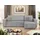 Mirjan24 Ecksofa Grau, Textil, 5-Sitzer, L-Form,L-Form, 244x145 cm, Wohnzimmer, Sofas & Couches, Wohnlandschaften, Ecksofas