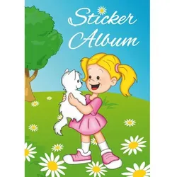 HERMA Sticker Sammelalbum für Kids, A5, "Beste Freunde", 6 Seiten, blanko
