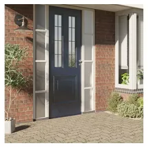 vidaXL Fensterfolie Folie Sichtschutzfolie Statisch Matt Grau PVC vidaXL