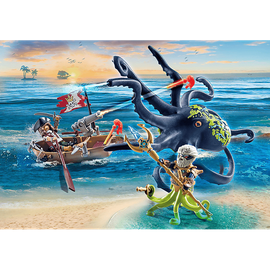 Playmobil Pirates Kampf gegen den Riesenoktopus