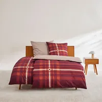 S.Oliver Feinflanellbettwäsche s.Oliver", rot beige), Östtereich Größe