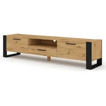BIM Furniture Nuka TV-Lowboard 200x43x48 cm Beige/Matt MDF/Spanplatte