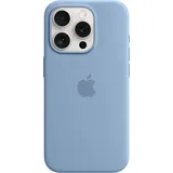 Apple Silikon Case mit MagSafe iPhone 15 Pro Silicone with - Winter Blue