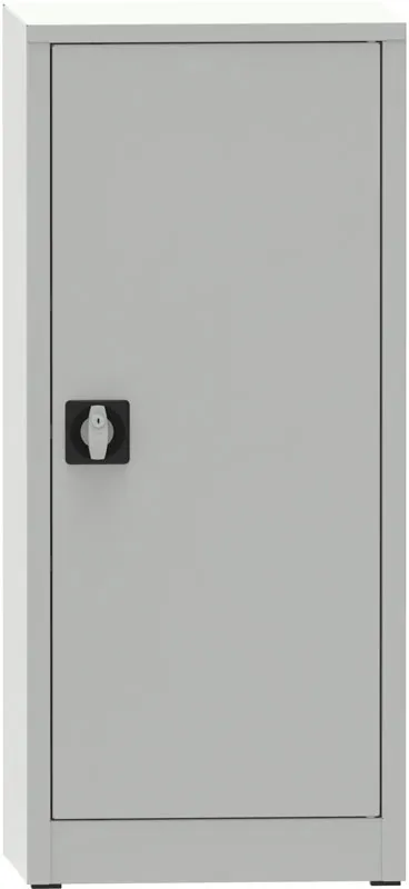 KOVONA Werkstattregalschrank, 2 Einlegeböden, geschweißt, 508 x 500 x 1150 mm, grau