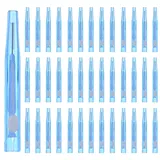 HDKAJL 40 Stück Zahnzwischenraumbürsten, Interdentalbürsten, Dentalbürsten Zwischenraum, Zahnzwischenraumbürsten Interdentalbürste, Zahnbürste Zwischenräume zur Reinigung Schmaler Interdentalzähne
