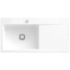 Villeroy & Boch Subway Style 60 links Einbauspüle snow white Excenterbetätigung 1000 x 510 mm