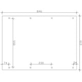 SKANHOLZ SKAN HOLZ Carport Emsland 613 x 846 cm mit Aluminiumdach