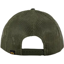 Alpha Industries Alpha Label Trucker Cap grün onesize