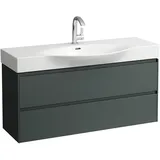 Laufen Waschtischunterschrank 2 Schubladen 118,2 x 51,5 cm Grau Matt