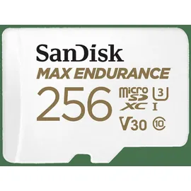SanDisk Max Endurance microSD Class 10 UHS-I V30 + SD-Adapter 256 GB