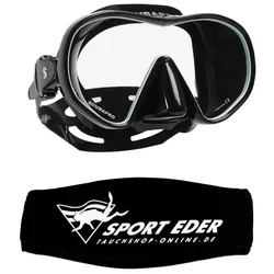 Scubapro Solo Einglas-Tauchmaske mit Sport Eder Maskenband