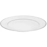 Plate flat Vienne Plissé 22 cm White/Platinum