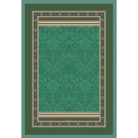 BASSETTI Plaid aus 100% Baumwolle in der Farbe Waldgrün V1, Maße: 135x190 cm - 9326032