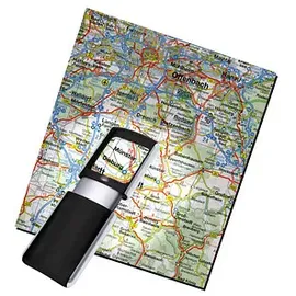 Wedo Lupe schwarz 3-fach, Ø 13,3 cm