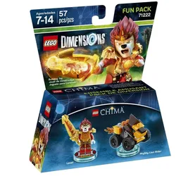 Lego Dimensions 71222 - Fun Pack: Lego Chima [Laval & Mighty Lion Rider] | Zustand: Neu & original versiegelt