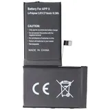 AccuCell Akku passend für Apple iPhone X 616-00351 Li-Polymer 3,81 Volt 2716mAh 10,3Wh built-in ohne Werkzeug