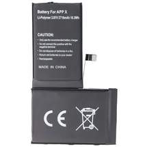 AccuCell Akku passend für Apple iPhone X 616-00351 Li-Polymer 3,81 Volt 2716mAh 10,3Wh built-in ohne Werkzeug
