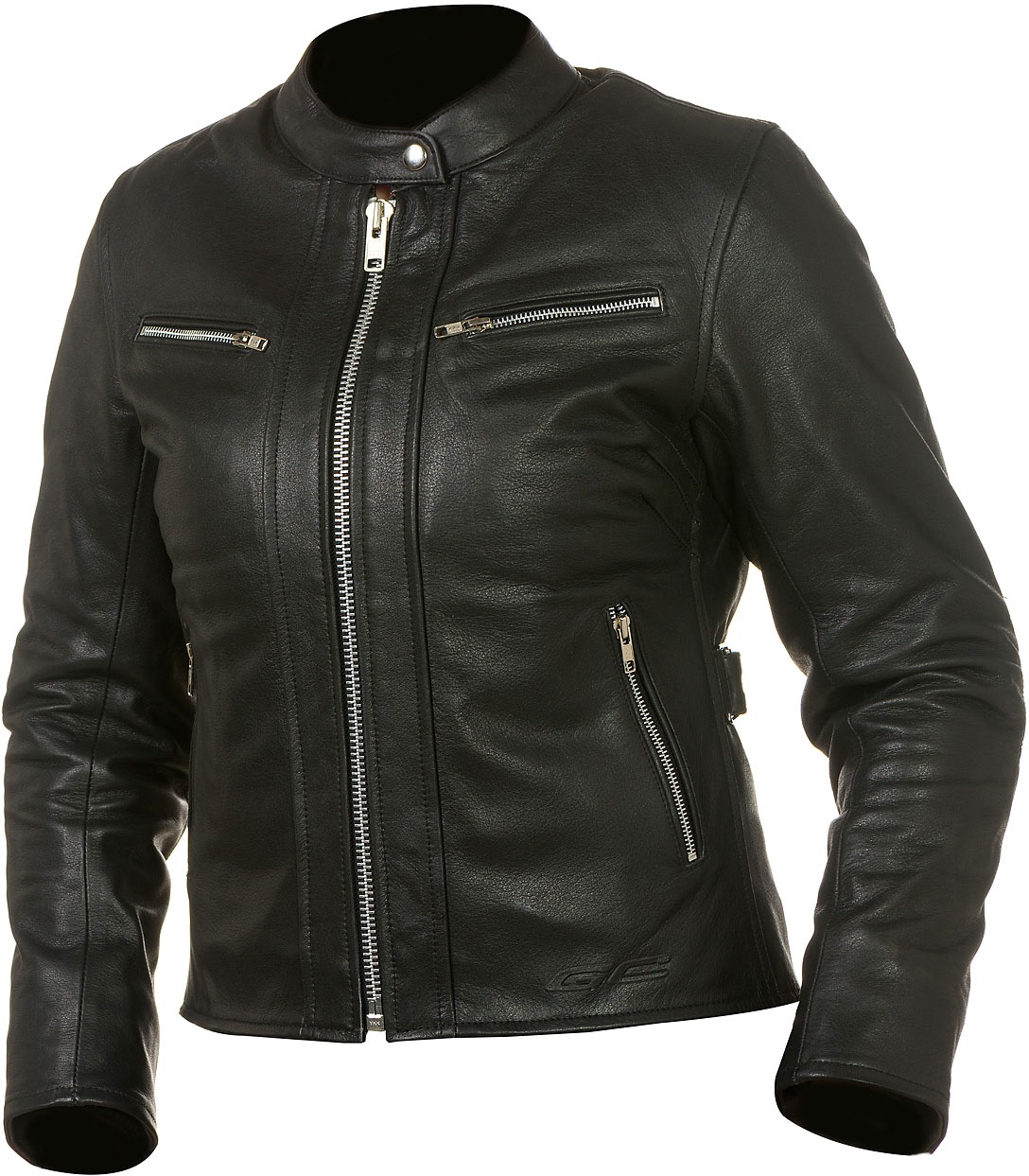 GC Bikewear Virginia, Lederjacke Damen - Schwarz - 44