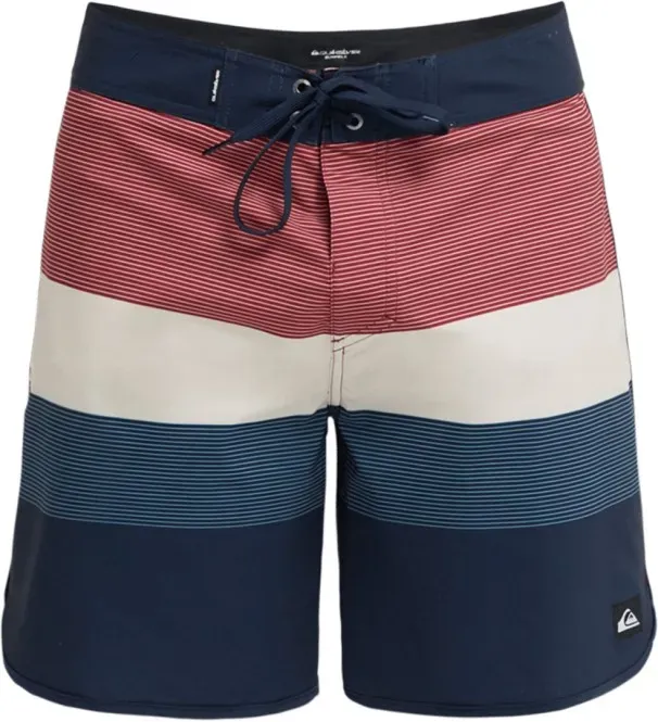 QUIKSILVER SURFSILK SCALLOP 18 Boardshort 2026 dark navy thermo stripe - 38