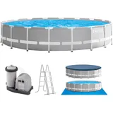 Intex Frame Pool Set Prism Rondo Ø 549 x 122 cm - Komplettset