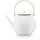 Bodum DOURO 11920-03 Teepresse aus Porzellan mit Edelstahlfilter Weiss