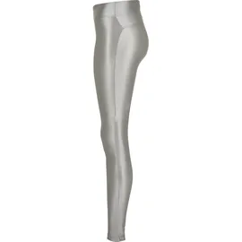 URBAN CLASSICS Shiny Metallic Leggings Dark Silver XS