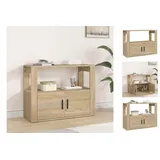 vidaXL Sideboard Sonoma-Eiche 80x30x60 cm Holzwerkstoff