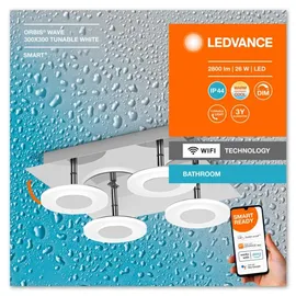 LEDVANCE Smart+ Orbis Wave IP44 30 cm Tunable White