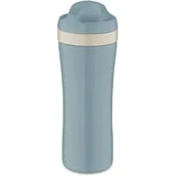 Koziol Oase Trinkflasche, 425ml, flower blau