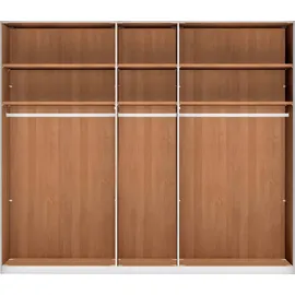 Wiemann Kleiderschrank WIEMANN "Lausanne, Drehtürenschrank, Schrank, Wäscheschrank, Erle teilmassiv", beige (natur), B:300cm H:216cm T:58cm, Holz teilmassiv, Schränke, Kleiderschrank Drehtürenschrank, Front aus Massivholz in Erle, langlebige Qualität, inkl.