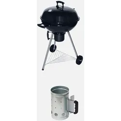 Holzkohle Grill-Set Georges inklusive Zündkamin
