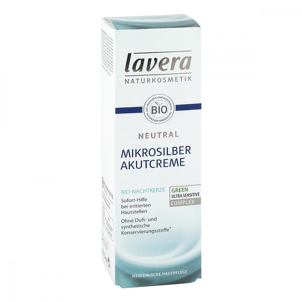 Lavera Neutral Akutcreme mit Mikrosilber