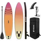 YEAZ SUP Board Set PARADISE BEACH 320 x 76 x 15 cm orange
