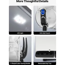 Vevor kommerzieller Frozen Drink Maker, 15 L x 2 Slush-Maschine mit zwei Tanks, 120 Tassen Margarita-Smoothie-Maschine aus Edelstahl, Slush-Maker für Zuhause Partys Restaurants Cafés Bars