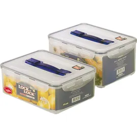 Lock & Lock Vorratsdose rechteckig, 4,8 l mit Ablaufgitter und Tragegriff 295 x 230 x 106 mm