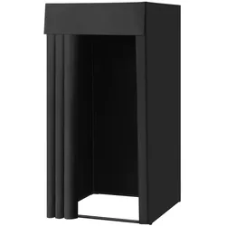VEVOR Umkleidekabine Tragbarer Umkleideraum Sichtschutz Schwarz 99x99x198cm