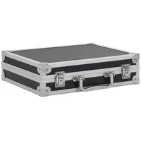 vidaXL Waffenkoffer Aluminium ABS Schwarz