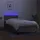 vidaXL Boxspringbett mit Matratze & LED Taupe 100x200 cm Stoff