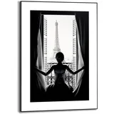 Reinders! Reinders Wandbild 50 x 70 cm Paris Balcony Holz Schwarz