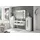 Home Affaire Cantara Halbhochschrank 45 x 126 x 35 cm Weiß MDF/Metall