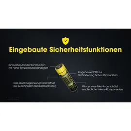 Nitecore NL1410 14500 1000 mAh 1 St.