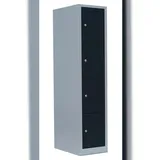 Steelboxx Schließfachschrank Stahl 1800 x 415 x 500 mm grau/anthrazit