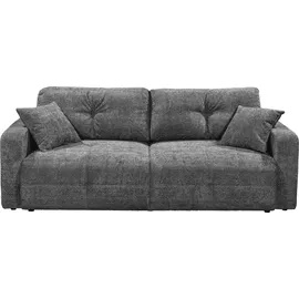 ed exciting design Schlafsofa »Bullet« mit Bettkasten & 2 Zierkissen grau