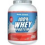 Body Attack 100% Whey Protein Strawberry Pulver 2300 g