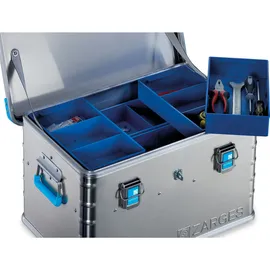 ZARGES Aufbewahrungsbox Aluminium 600x400x340mm grau