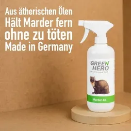 GreenHero Marder-Ex Spray gegen Marderverbiss - Sofortige Wirkung