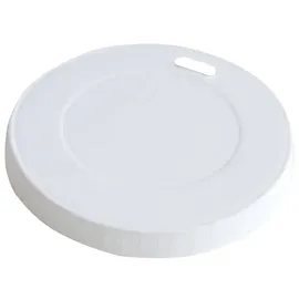 NATUREStar Flachdeckel für Pappbecher, weiß Ø 9cm 50 Stk.)